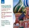 Taneyev__Complete_String_Quartets__Vol__5