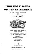 The folk songs of North America, in the English language